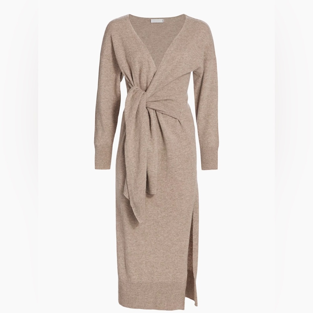 SIMKHAI  Skyla Loungewear Knit Wrap Dress Size S